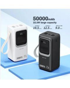 BAVIN Power bank 50000mAh 22.5W PD20W, crna