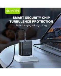 BAVIN Punjač GaN 45W-PD USB-C, crna - 90037