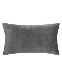 ATMOSPHERA Dekorativni jastuk Dolce 38x58cm velur/poliester siva