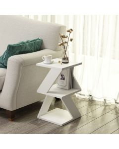 HANAH HOME Konzolni stočić Albeni, bela