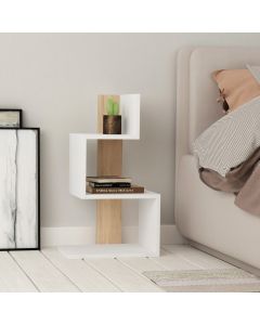 HANAH HOME Pomoćni stočić Rosie White Oak - 172453