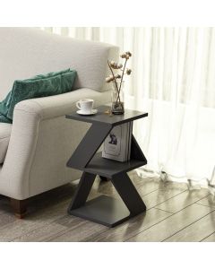 HANAH HOME Pomoćni stočić Albeni Anthracite - 172469