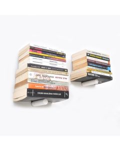 HANAH HOME  Set zidnih polica Wr042 2/1, bela/crna