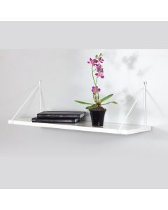 HANAH HOME Zidna polica Armoni Shiny White - 172614-1