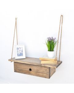 HANAH HOME Zidna polica Gar010, braon - 172616