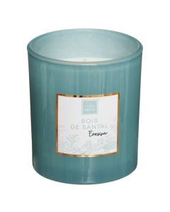 ATMOSPHERA Sveća sandalovina 8x9cm vosak/staklo svetlo zelena - 172760G