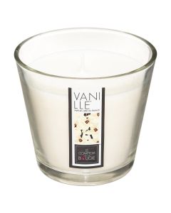 ATMOSPHERA Mirisna sveća vanila 9x8.3cm vosak/staklo bela - 172790A