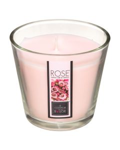 ATMOSPHERA Mirisna sveća 9x8.3cm staklo/vosak svetlo roze - 172790C