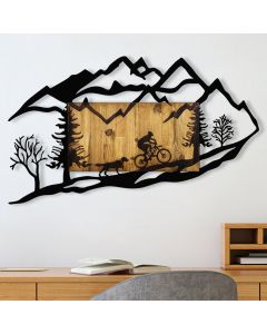 WALLXPERT Zidna dekoracija Bicycle Riding in Nature 1 - 172805