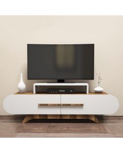 HANAH HOME TV komoda Rose, braon/bela