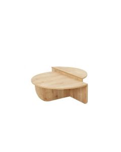 HANAH HOME Sto za dnevnu sobu Podium Sapphire Oak - 173296