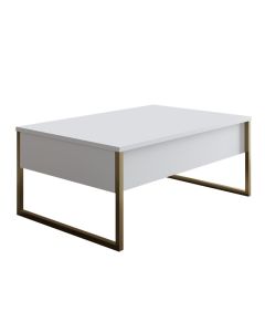 HANAH HOME Sto za dnevnu sobu Luxe White Gold - 173308