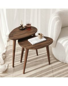 HANAH HOME Set klub stolova Sweet set, braon - 173554