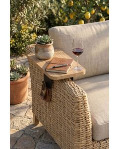 HANAH HOME Konzolni sto Artmtksofa2, braon
