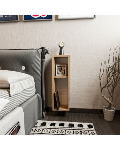 HANAH HOME Zidna noćna polica Turra, svetlo braon