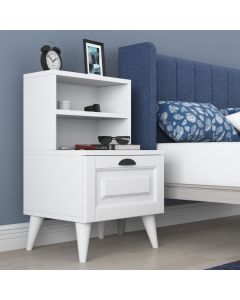 HANAH HOME Noćna komoda BD105 2785, bela