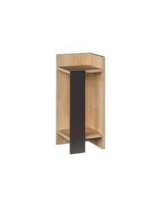 HANAH HOME Noćni stočić Elos, desni, krem/antacit - 174464