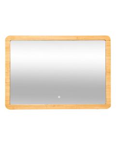 FIVE Ogledalo sa led svetlom 47x2,3x66cm bambus/staklo - 174662