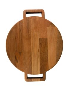 ARBOREA Okrugla daska sa dve ručke, drvena, fi-35 cm - O2D-35