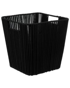 FIVE Korpa za odlaganje veša 31x31cm Manille, crna - 174884