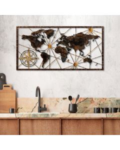 WALLXPERT Zidna dekoracija World Map Large 1 - 174898