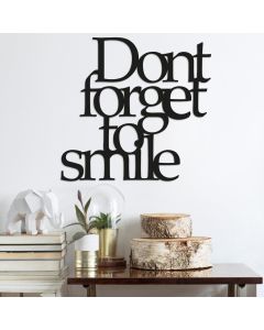 WALLXPERT Zidna dekoracija Dont Forget To Smile - 174979