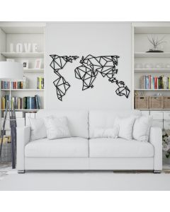 WALLXPERT Zidna dekoracija World Map Metal Decor 4 - 174994