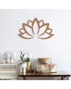 WALLXPERT Zidna dekoracija Lotus Flower 2 Copper - 175030