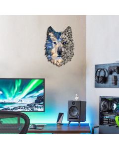 WALLXPERT Zidna dekoracija Metal Wolf Wall Art APT721 - 175033