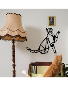 WALLXPERT Zidna dekoracija Cat metal decor - 175049