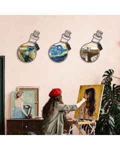 WALLXPERT Zidna dekoracija Art Potion Set of 3 Metal Wall Art APT710 - 175121
