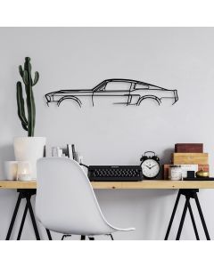 WALLXPERT Zidna dekoracija 1967 Ford Mustang Shelby GT500 Silhouette - 175134