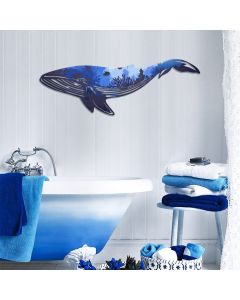 WALLXPERT Zidna dekoracija Reef Whale Metal Wall Art APT651 - 175165