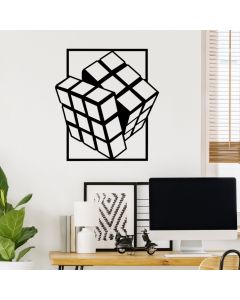WALLXPERT Zidna dekoracija Rubik's Cube