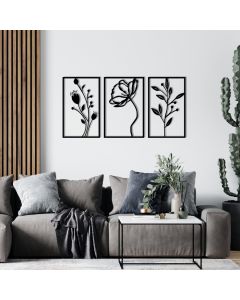 WALLXPERT Zidna dekoracija Flowers - 175278