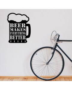WALLXPERT Zidna dekoracija Beer Metal Decor - 175314
