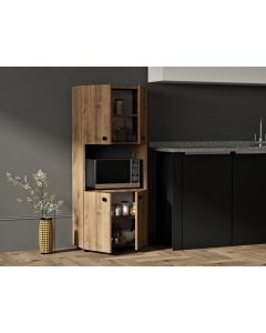 HANAH HOME Vitrina za kuhinju Efe, braon