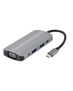 GEMBIRD Tip-C 8-u1 multiport USB hub (A-CM-COMBO8-02) - 175840
