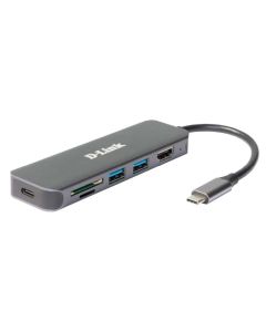 D LINK 6u1, USB-C HUB (DUB-2327) - 175883