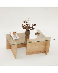 HANAH HOME Sto za dnevnu sobu Escape Sapphire Oak - 176011