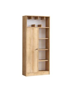 HANAH HOME Polica za knjige Jemma, svetlo braon