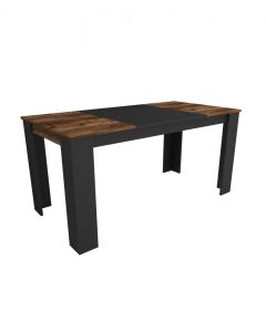 HANAH HOME Trpezarijski sto Line Light Walnut Black - 177140