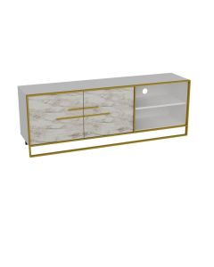HANAH HOME TV polica Polka White 1 - 177216