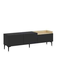 HANAH HOME TV polica Mia Anthracite - 177422