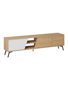 HANAH HOME TV polica Fiona Oak White - 177425