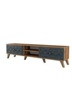 HANAH HOME TV polica Class Walnut Chalcedony - 177452