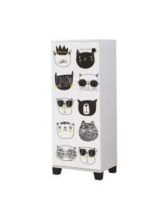 HANAH HOME Cipelarnik Filinta Cats White (869VEL6508)