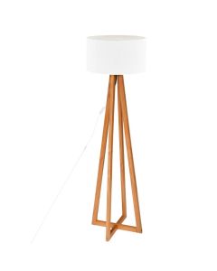 ATMOSPHERA Podna lampa Molu 39.5x141cm drvo/bela - 178923B