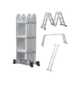 SuperStep Zglobne Aluminijumske Merdevine 4x3