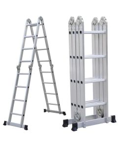 SuperStep Zglobne Aluminijumske Merdevine 4x4